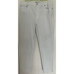 Lauren Ralph Lauren Women’s Stretch High Rise Skinny White Jeans Size 14